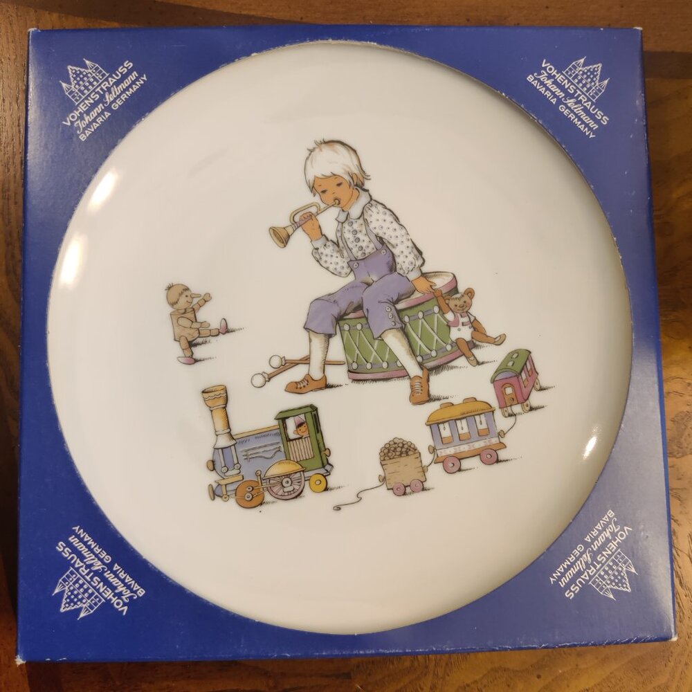 Antique Vohenstrauss Bavaria Johann Seltmann Germany Vintage Plate